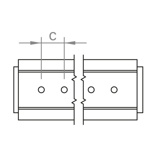 Novotegra короткий профіль C47 з EPDM 200 мм
